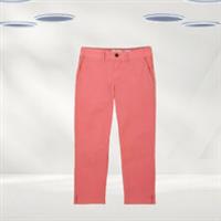 Ex Fat Face Womens Farnham Cropped Chinos Trouser in Coral Pink (Defect) - 14 Regular