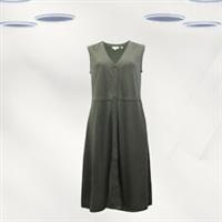 Ex Fat Face Women's Sleeveless Heidi Jersey Midi Dress in Khaki (WITHOUT BELT) - 14 Regular