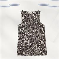 Ex Fat Face Womens Sleeveless Flora Vest in Black Paint - 18 Regular