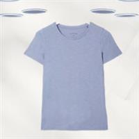 Ex Fat Face Women's Short Sleeve Keira Organic Cotton T-Shirt In Blue - 24 Regular