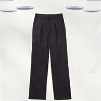 Ex Fat Face Womens Ivis Wide Leg Linen Trousers in Black (Defect) - 10 Long