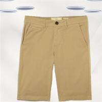 Ex Fat Face Womens Fowey Bermuda Chino Shorts in Stone - 20 Regular