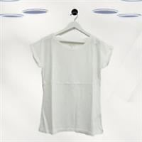 Ex Fat Face Womens Short Sleeve Organic Cotton T-shirt in White - 18 Regular