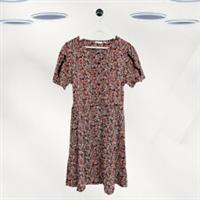 Ex Fat Face Women's Short Sleeve Floral Dress in Multi Floral - 12 Regular