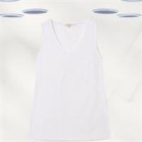 Ex Fat Face Womens Sleeveless Vernie Tank Top in Ivory (Defect) - 12 Regular