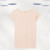 Ex Fat Face Womens Short Sleeve Organic Cotton Ivy T-shirt in Rose Pink(Defect) - 14 Regular