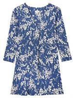 Ex Fat Face Women's Reanna Windswept Longline Top In Floral Ditsy - 8 Regular