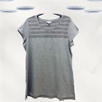 Ex Fat Face Women's Short Sleeve Cotton T-Shirt in Grey - 12 Regular