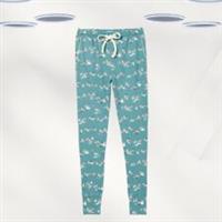 Ex Fat Face Women's Pyjama Lounge Leggings in Blue Penguin (Defect) - 8 Regular