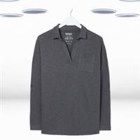 Ex Fat Face Womens Long Sleeve Jersey Shirt in Grey (Defect) - 16 Regular