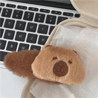 Cute Fat Face Capybara Sweet Plush Hairpin Girly Hair Clip Hair Accessories Gift
