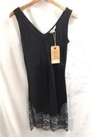 BNWT Ladies FATFACE Charcoal Ethnic Detail Viscose Tunic UK10 - CG C78