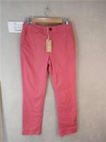 Fat Face Trousers Pants Womens UK S 8 Devon Ankle Grazer Chino Red Berry £45.00 - 14 Regular