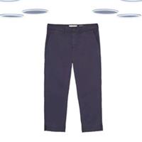 Ex Fat Face Womens Trouser - Farnham Capri Chinos Navy - 6 Long