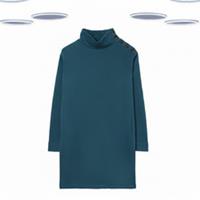 Ex Fat Face Women's Sweat Dress - Long Sleeve Remi Teal Blue (Defect) - 22 Regular