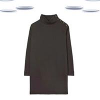Ex Fat Face Women's Long Sleeve Remi Sweat Dress in Black Phantom (Defect) - 6 Regular