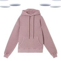 Ex Fat Face Women's Hoodie Purple Quilted Long Sleeve Cotton - S Regular