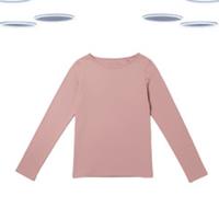 Ex Fat Face Womens Top - Long Sleeve Cotton Blend Mauve Pink - 14 Regular