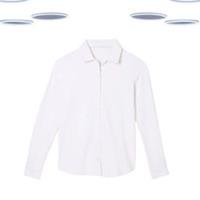 Ex Fat Face Womens Jersey Shirt Long Sleeve Collared Cotton White - 8 Regular
