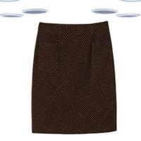 Ex Fat Face Women's Skirt - Jacquard Star Print Jersey Skirt (Size 12) - 12 Regular