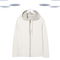 Ex Fat Face Women's Hoodie - Full Zip Textured Long Sleeve Ivory (Size M) - M Regular