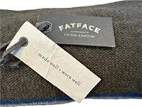 Fat Face Mens Woven Stripe Scarf BNWT RRP &pound;30 High Quality Long Scarf 2 Metres.