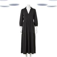 Ex Fat Face Women's Midi Dress Charcoal Jersey 3/4 Sleeve - 8 Regular