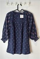 FAT FACE - WOMEN BLOUSE TOP - SIZE 6 - BLUE - 6 Regular
