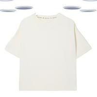 Ex Fat Face Women's Sweatshirt Ivory Half Sleeve Crew Neck Cotton (Defect) - L Regular