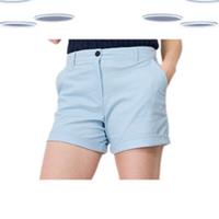 Ex Womens Fat Face Chino Shorts-Padstow Utility Light Blue(Size10) (Defect) - 10 Regular