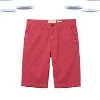 Ex Women's Fat Face Chino Shorts-Fowey Bermuda in Dark pink (Defect) - 10 Regular