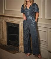 FatFace Jacquard Jumpsuit - Navy Size uk 18r RRP £99 - 18 Regular