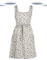Ex Fat Face Women's Sun Dress - Sleeveless Floral Woven (Size 8) - 8 Regular