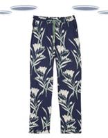Ex Fat Face Women's Pyjama Bottom - Jersey Spring Blooms Navy (Slight Defect) - 20 Regular