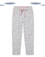 Ex Fat Face Women's Pyjama Bottom - Jersey animal Printed Grey (Slight Defect) - S Regular