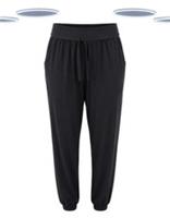 Ex Fat Face Women's Lounging Jersey Joggers - Black (Slight Defect) - 10 Regular