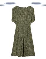 Ex Fat Face Womens Deliah Butterfly Jersey Dress Tie Waist (Slight Defect) - 12 Regular