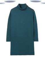 Ex Fat Face Remi Teal Green Long Sleeve Relaxed Sweat Dress(Slight Defect) &pound;59 - 12 Regular