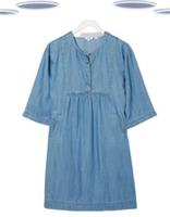Ex Fat Face Womens Andi Chambray 3/4 Sleeve Denim Dress Blue (Slight Defect) - 10 Regular
