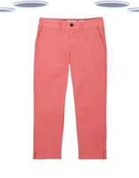 Ex Fat Face Womens Farnham Cropped Chinos Trouser in Coral Pink - 12 Regular
