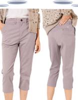 Ex Fat Face Womens Farnham Cropped Chinos Trouser in Lilac (Slight Defect) - 8 Regular