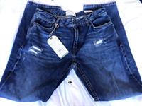 FAT FACE MENS STRAIGHT STONE WASH RIPED DENIM JEANS W34R NEW C/W TAGS RRP£65.00 - 32R Big & Tall