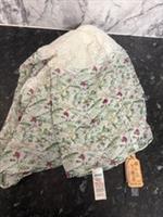 FATFACE floral scarf with lace - CG Y03
