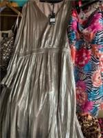 RINA Metalic Midi Dress, size 24R, Copper & Black by Fatface New with tags - 24 R Plus