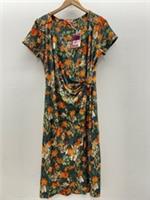 Womens JOE BROWNS BNWT Navy and Orange Floral Dress UK12 CG O04