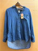 FAT FACE ladies Indigo Long sleeve Shirt (New) UK8 EU36 - CG SA3 - 8 Petites