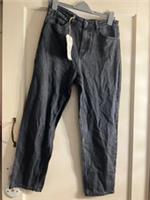 Fat Face ladies vintage grey stonewash Mom jeans size 12 short new tags - 12 Regular