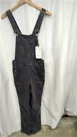BNWT grey denim FAT FACE LEWES DUNGAREES size 6 FULL LENGTH pockets - CG S31