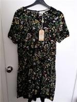 New FatFace Women's Floral Patterned Dress UK8 - 8 Regular