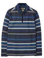 Men's Fat Face Navy Trescowe Multi-Stripe Sweatshirt Top - RRP £59.99 - M Regular